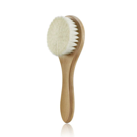 Baby Wood Brush Comb Beech Soft Wool Newborn Comb for Head Massager Baby Cleaning Shower Pure Natur Hairbrush Baby Care