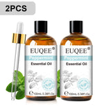 EUQEE 3.38FI.Oz. Aromatherapy Essential Oil For Reed Diffuser Humidifier-100ml Vanilla Lavender Cinnamon Lemon Essential Oils