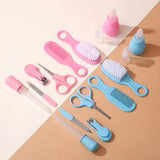 4/8/13pcs Newborn Daily Nail Care Kit Nail Clipper Tool Health Kit Thermometer Comb Care Kit