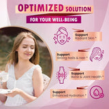 Buy 1 Get 1 Free! Pure Collagen Supplement, for Skin Firmness, Joint Health & Hair Growth, Promotes Youthful Glow, Non-GMO