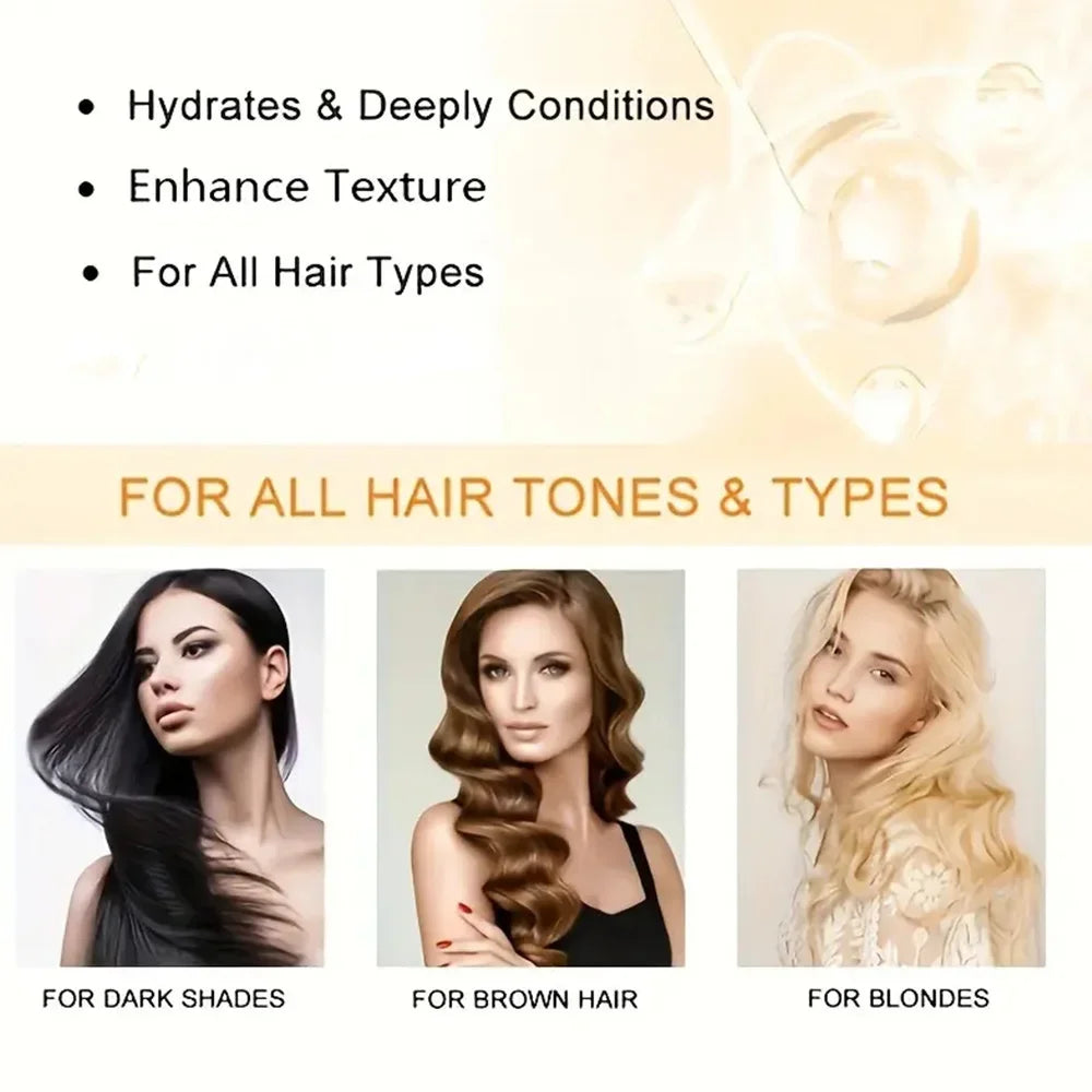 Keratin Hair Mask Moisturizer Conditioner Soft Smooth Frizz Damaged Hair Care Repair Damaged Hair Restore Shine Mask