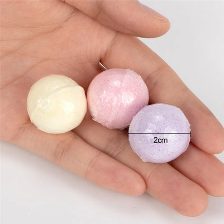 5Pcs Organic Bath Bombs Natural Mini Handmade Bathing Foot Spa Bomb Rich Essential Oils Moisturizing Dry Skin Relaxing Scents