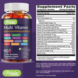 Multivitamin Gummies - Enhances Energy Levels, Immune Support, Antioxidant - with Vitamins and Minerals