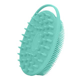 Exfoliating Sponge Dead Body Scrubber Skin Head Washing Brush Comb Silicone Bristle Bath Brush Scalp Massager Bath Tool Hygienic
