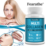 Multi Collagen - Nourishes The Skin, Slows Down Aging, Promotes Healthy Hair, Strong Nails, and Improves Intestinal Digestion