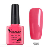 Venalisa 7.5ml Fashion Shiny Soak Off UV Gel Nail Gel Polish Cosmetics Nail Art Manicure Nails Gel Polish Tips Nail Varnish