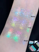 Coldnwild Monochrome Gradual Eye Shadow Chameleon Glitter Blue Purple High Concentration Optical Matching Eyemakeup