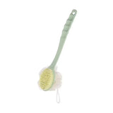 2-in-1 Bath Soft Back Brush Gentle Exfoliating Body Brush Bath Shower Sponge Scrubbing Brush Bathroom Shower Cleaning Tool