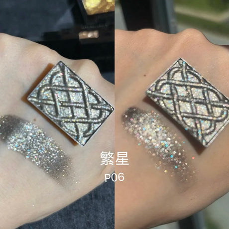 Coldnwild Monochrome Gradual Eye Shadow Chameleon Glitter Blue Purple High Concentration Optical Matching Eyemakeup