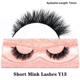 Half Lashes Short Mink Eyelashes Fluffy Soft False Eyelashes Wispy Cross Strip Eye Lashes Natural Mink Eyelash Extension Makeup