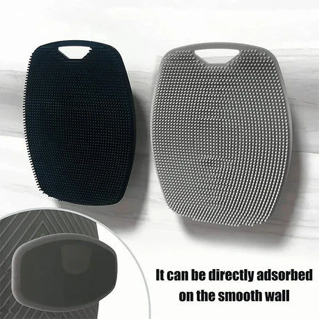 New Soft Silicone Exfoliating Brush Rub Back Brush Body Cleansing Scrubber Brush Shower Gentle Massage Bath Brush Bath Supplies