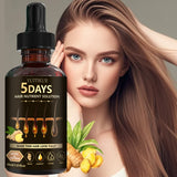 YUITIKUE Hair Nutrient Serum - Infused With Biotin, Caffeine & Ginger, Nourishes For Fuller-Looking Hair, 30ml