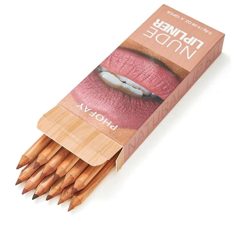 6Pcs Velvet Matte Lip Liner Pencil Set High Pigment Smooth Silky Texture Easy to Color & Define Lip Contours Daily Lip Makeup