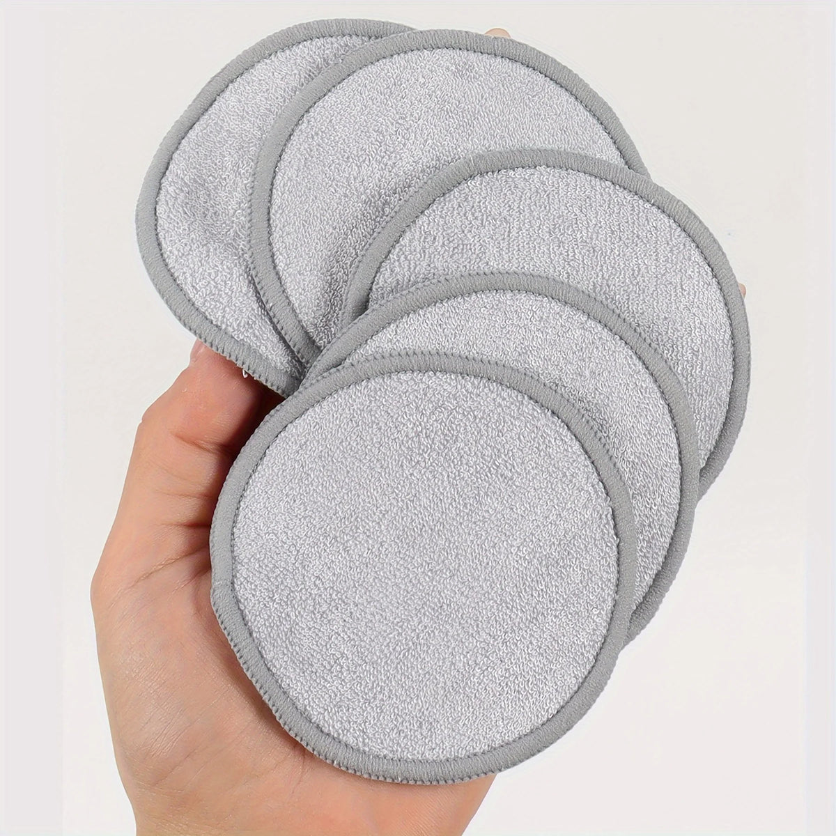 10 Reusable Makeup Remover Pads, A Gentle Facial Cleansing Sponge Suitable for All Skin Types, Odorless, Beauty Tool