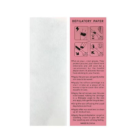 100pcs /1pack Removal Nonwoven Body Cloth Hair Remove Wax Paper Rolls High Quality Hair Removal Epilator Wax Strip Paper