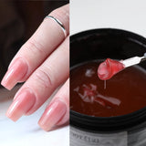 MSHARE 250g Clear Acrylic Gel Hard Gel For Nail Extension Pink Nude White Acrygel Hema TPO Free Builder Nail Gel French Nail Art