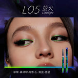 Kaleidos Eyeliner Gel Pencil Waterproof Chameleon Colour Long Wear Glitter Metallic Eye Shadows Pen Eye Liner Stamp Makeup