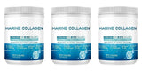 Marine Collagen Peptides Powder Type I & III with Hyaluronic Acid Vitamin C Unflavored Beauty Supplement Skin Hair Nails 12.35oz