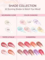 CATKIN Tinted Lip Balm Color Changing Lipstick Ultra Hydrating Natural Lip Moistrurizer with Vitamin E Nourishing For Cracked &