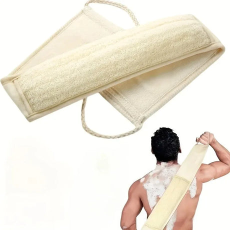 Loofah Sponge for Bathing, Long Strip for Back Scrubbing