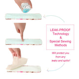 Washable Menstrual Pad Panty Liner Reusable Cloth Sanitary pad Hygienic and Soft Washable Charcoal Menstrual