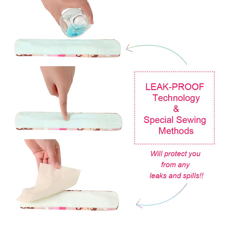 Washable Menstrual Pad Panty Liner Reusable Cloth Sanitary pad Hygienic and Soft Washable Charcoal Menstrual