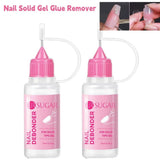 Nail Solid Gel Glue Remover & Debonder Fast Dissolve Liquid for Fake Tips Press On Nails, False Nails | Quick Manicure Tool