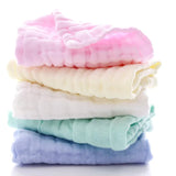 Baby Washcloths - Cotton Baby Wipes - Soft Newborn Face Towel and Washcloth for Sensitive Skin, 5pcs