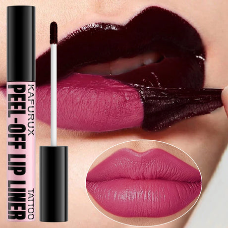7 Colors Peel Off Lip Stain Reveal Long Lasting Waterproof Pink