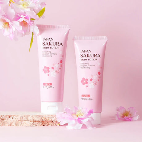 LAIKOU Japan Sakura Body Lotion Nourishing Body Moisturizer Fragrant Body Cream Soft Smooth Skin Treatment 200g