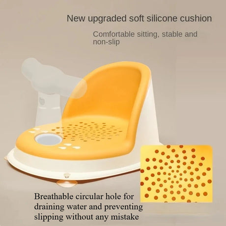 HOMEFISH Children's Shower Seat Portable Shower Stand for Newborns and Young Children Children's Growth Accessories