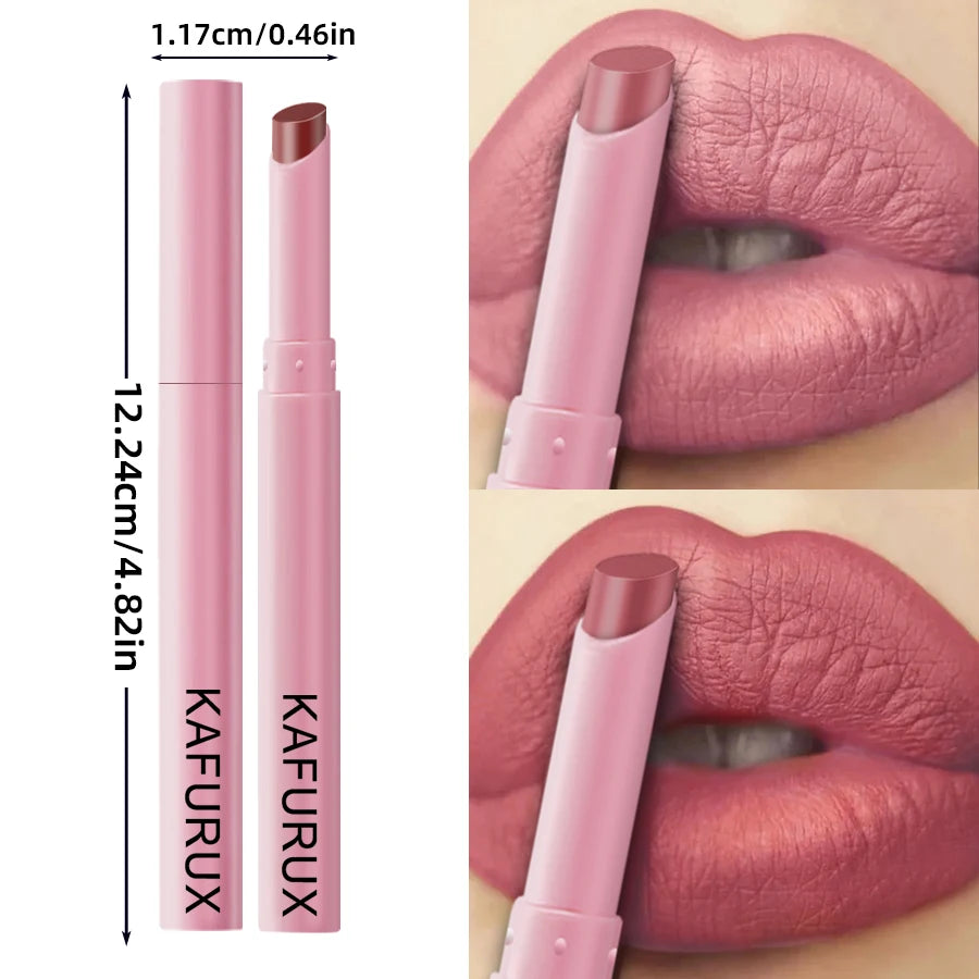 15 Color Cigarette Velvet Matte Waterproof Lipstick Long-lasting Lip Gloss Lip Makeup  Red Brown Pink Lip Liner Pen  Lip Tint