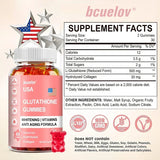Bcuelov Glutathione Gummies - Promotes Healthy Skin and Youthful Appearance Hydrolyzed Collagen Supplement