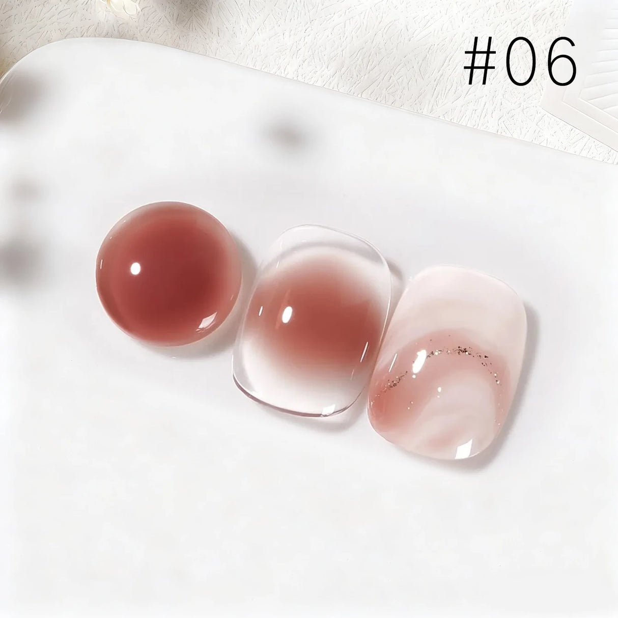 MIANEL 10ML Pure Desire Blush Jelly Gel Nail Polish 2026 New Ice Clear Nude Clear Nail Polish Pink Nails 1-9pcs