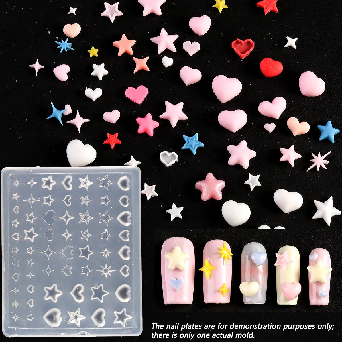 Lace Bowknot Nail Art Mold, French Manicure Silicone Stencil for DIY Nail Decoration, Nail Design Tool, Nail Printing Template