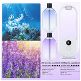 Rechargeable portable aroma diffuser Essential Oil Aromatherapy machine Timed air freshener to remove odors 5 modes timed spray