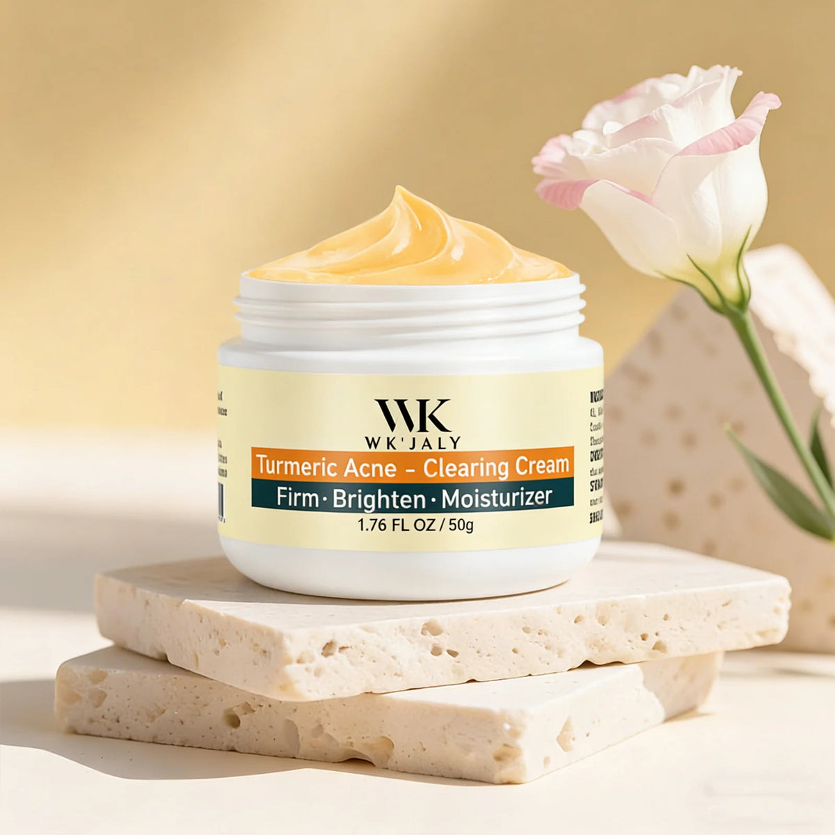 WK JALY Lightening Skin Care Kit for Dark, Black, Caramel Skin, Moisturizing, Acne and Spots Removal, Even Skin Tone for Women