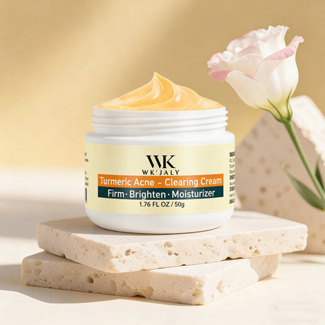 WK JALY Lightening Skin Care Kit for Dark, Black, Caramel Skin, Moisturizing, Acne and Spots Removal, Even Skin Tone for Women