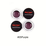 Rich Color Rendering Eyeliner Cream,Smudge Proof Waterproof Easy Coloring Makeup Cosmetic,( Brown, Blue Purple, Green And Black)