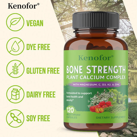 Calcium and Magnesium Supplements - for Bone Health, Nerve and Muscle Regulation, Improved Sleep, and Blood Pressure Regulation