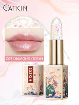 CATKIN Tinted Lip Balm Color Changing Lipstick Ultra Hydrating Natural Lip Moistrurizer with Vitamin E Nourishing For Cracked &