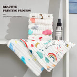 5 PCS Lot Muslin 6 Layers Cotton Soft Baby Towels Baby Face Towel Handkerchief Bathing Feeding Face Washcloth Wipe Burp Cloth