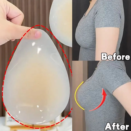 Seamless Silicone Thin Nipple Cover Invisible Waterdrop No Glue Sticky Bra Sticker Nubra Stickers Lifting Breast Pads Pasties