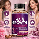 Biotin Collagen Hair Growth Supplement with Vitamins A C D3 E B12 Zinc Supports hair wellness appearance for Women