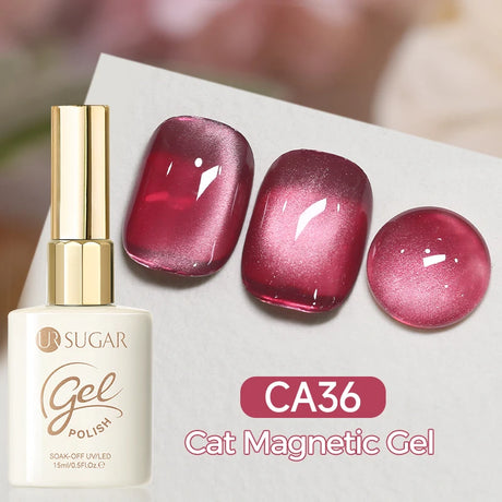 UR SUGAR 15ml Cat Magnetic Gel Nail Polish 30 Colors Semi Permanent Magnetic Gel UV/LED Soak Off Painting Vanrish Design