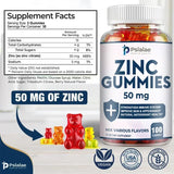 Zinc Gummies 50 Mg - It Helps Improve Cognitive Function, Improve Mood, Enhance Immune Defense, and Antioxidant Effects