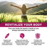 Hydrolyzed Collagen Glutathione Biotin MSM Vitamins Capsule Nutritional Supplement for Antioxidant Skin aging Hair Nail Health