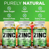 Buy 1 Get 1 Free! Pure Zinc Supplement, for Immune System Booster, Wound Healing & Antioxidant Defense for Year-Round Wellness