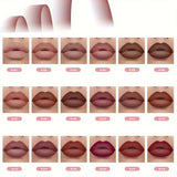 6pcs Velvet Matte Lip Liner Pencils Set Long-Lasting Non-Drying Perfect for Lining Filling Lips Versatile for All Skin Typ