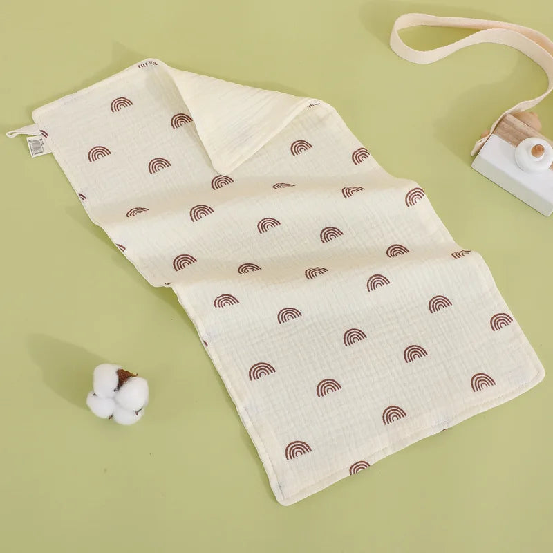 25x50cm Baby Six-layer Pure Cotton Gauze Small Towel Face Towel Square Towel Mouth Towel Baby Washcloth